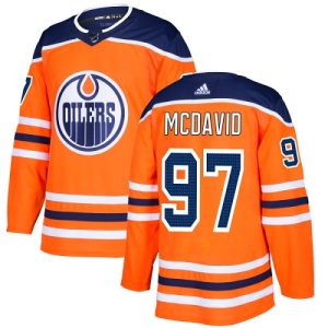 Enfant Maillot NHL Edmonton Oilers Connor McDavid #97 Authentic Orange Domicile